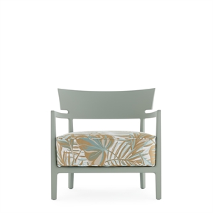 Kartell CARA MAT Liberty Obi Check Outdoor-Sessel Grün/Zinn