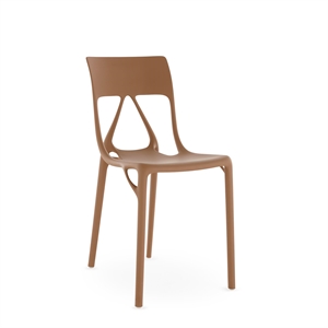 Kartell AI LITE Esszimmerstuhl Braun