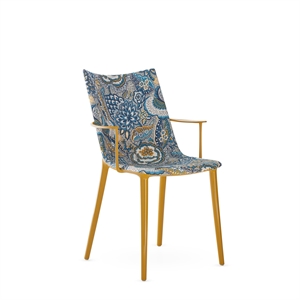 Kartell HHH Esszimmerstuhl Senfgelb/Tintenocker