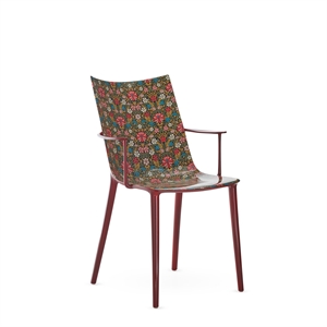 Kartell HHH Esszimmerstuhl Burgunder/Lack