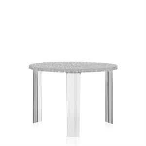 Kartell T-TABLE Beistelltisch Kristall