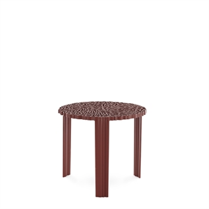 Kartell T-TABLE Beistelltisch Groß Burgunder