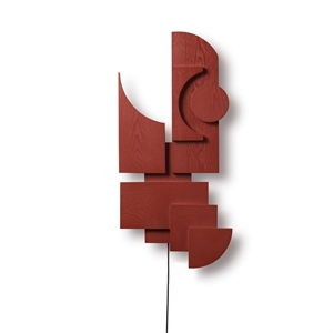 Bitte Warten Sie, Bis Sie Platz Nehmen Können Totem Deco Wandlampe Baskisch Rot