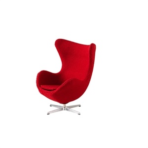 Fritz Hansen Miniatur-Eiersessel Rot