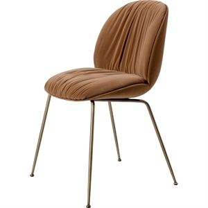 Gubi Beetle Soft Esszimmerstuhl Antik Messing/ Sonntag/Dedar 112