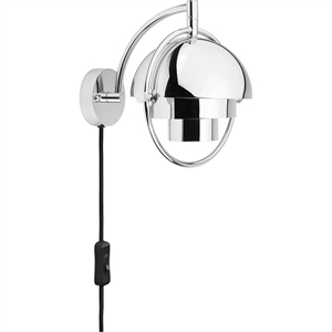 Gubi Multi-Lite Wandlampe Chrom