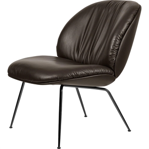 Gubi Beetle Soft Sessel Schwarz/ Glattleder