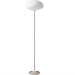Gubi Stemlite Stehlampe H150 Kieselgrau/Opal