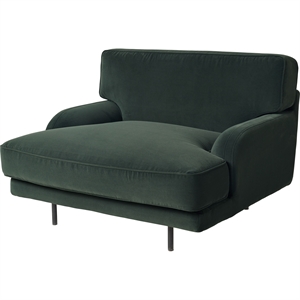 Gubi Flaneur Sessel Schwarz/Asator 0984