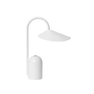 Tragbare Lampe Arum von Ferm Living, Weiß