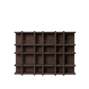 Ferm Living Tilem Regal 6x4 Dunkel gebeizte Eiche