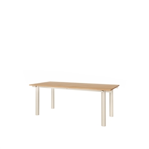 Ferm Living Atura Esstisch 200x90 Hellkaschmir/Eichenfurnier