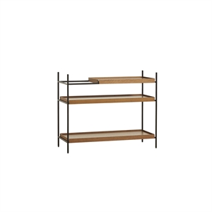 Woud Tray Configuration 5 Regalsystem Niedrig Walnuss