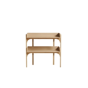 Woud Utility Shelf Weiß pigmentierte Eiche