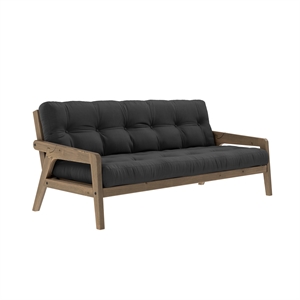 Karup Grab Schlafsofa Carob Braun/734 Dunkelgrau