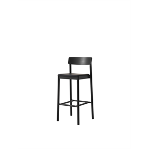 &Tradition Betty TK17 Barhocker, Esche schwarz lackiert/Edelleder 