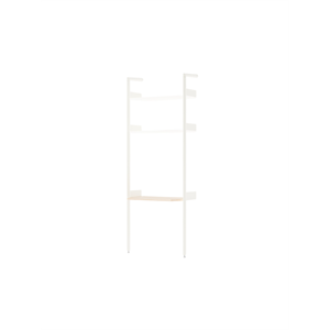 &Tradition Rombe Full Bay IF2 Schreibtischregal, Lackierte Eiche/Alabaster