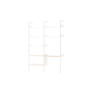 &Tradition Rhomb IF2 &IF6 Regalkonfiguration D Lackierte Eiche/Alabaster