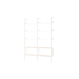 &Tradition Rhomb IF3 &IF6 Regalkonfiguration E Lackierte Eiche/Alabaster