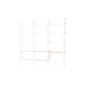 &Tradition Rhomb IF3 &IF5 & IF6 Regalkonfiguration J Lackierte Eiche/Alabaster