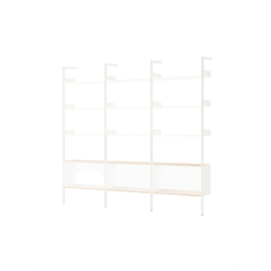 &Tradition Rombe IF3 &IF6 & IF6 Regalkonfiguration K Lackierte Eiche/Alabaster