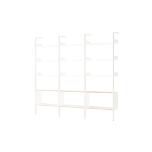 &Tradition Rombe IF3 &IF6 & IF6 Regalkonfiguration K Lackierte Eiche/Alabaster