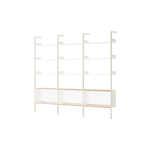 &Tradition Rombe IF3 &IF6 & IF6 Regalkonfiguration K Lackierte Eiche/Alabaster