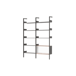 &Tradition Rombe IF1 &IF6 Regalsystem C Lackiert Walnuss/Anthrazit