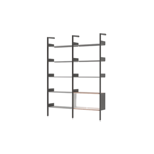 &Tradition Rombe IF1 &IF6 Regalsystem C Lackiert Walnuss/Anthrazit