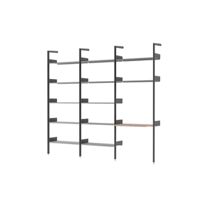 &Tradition Rhomb IF1 &IF4 & IF5 Regalkonfiguration G Lackiertes Walnuss/Anthrazit