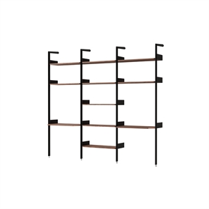 &Tradition Rhomb IF2 &IF4 &IF5 Regalkonfiguration in Lackiertem Walnuss