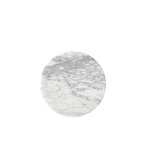 &Tradition Draht-Oberplatte für VP11 Ø38 Bianco Carrara