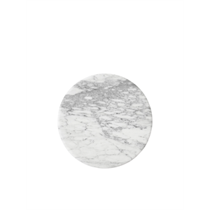&Tradition Draht-Oberplatte für VP11 Ø38 Bianco Carrara