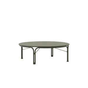 &Tradition Thorvald SC109 Outdoor-Couchtisch Ø109 Bronze Grün