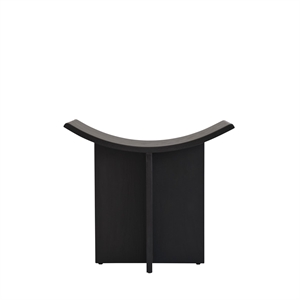 101 Copenhagen Brutus Hocker Kaffee Schwarz/Eiche