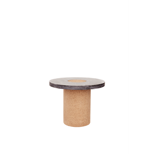 Frama Sintra Beistelltisch/Couchtisch Groß Schwarz Marmor/Kork