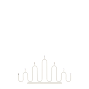 Globen Lighting Noel 7 Adventskerzenhalter/Tragbare Lampe Elfenbeinweiß