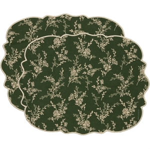 Decotique Gia Tischset Set Aus 2 Grün