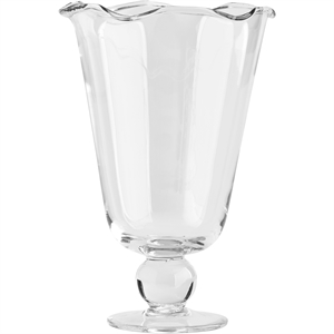 Decotique Karla Vase Gewellt Klar