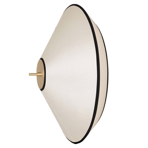 Edgeform Tafta Wand-/Deckenleuchte Ø52 Schwarz/Off-White