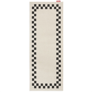Fatboy Carpretty Catwalk Check Teppich 80x200 cm Anthrazit/ Creme