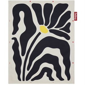 Fatboy Flying Carpet Teppich 140x180 cm Botanic Creme/ Schwarz