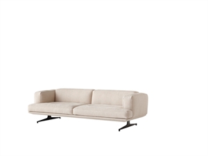 &Tradition Inland AV23 3-Sitzer Sofa Clay 0011/Warm Schwarz
