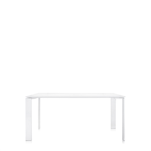 Kartell FOUR Soft-Touch Schreibtisch 158x79 Weiß