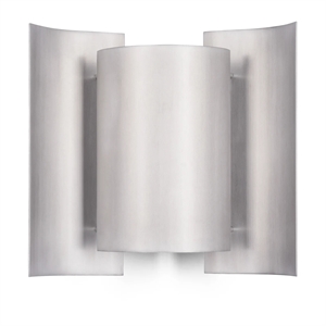 Northern Butterfly Wandlampe aus Gebürstet Aluminium