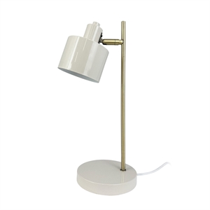 Dyberg Larsen Ocean Tischlampe Beige/ Messing