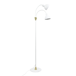Dyberg Larsen Lilje Stehlampe Weiß/ Messing