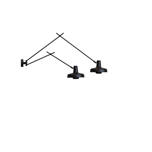 Grupa Products Arigato Wandlampe Lang/Kurz Schwarz