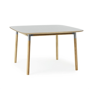 Normann Copenhagen Form Esstisch 120 x 120 cm Grau/Eiche