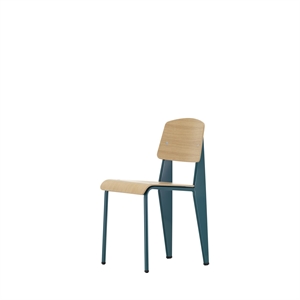 Vitra Standard Dining Chair Prouvé Bleu Dynasty/Eiche